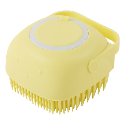 Gants de bain en silicone pour chien 🧼 Brosse de massage pour animaux de compagnie avec distributeur de shampoing 🐶🐱