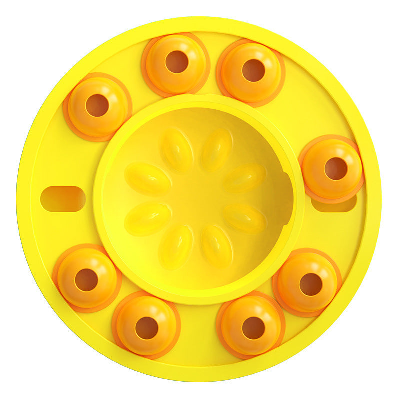 Jouet puzzle et mangeoire lente pour chien – Stimulateur de QI interactif