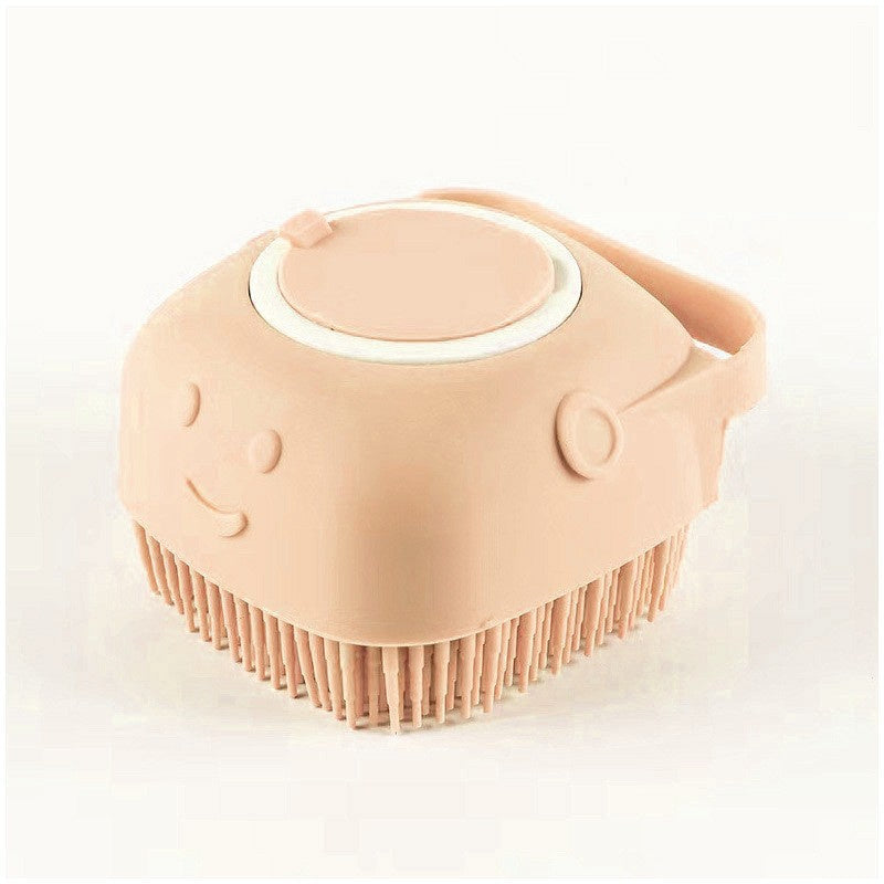 Gants de bain en silicone pour chien 🧼 Brosse de massage pour animaux de compagnie avec distributeur de shampoing 🐶🐱