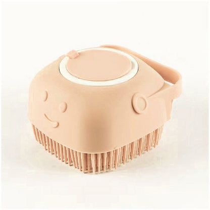 Gants de bain en silicone pour chien 🧼 Brosse de massage pour animaux de compagnie avec distributeur de shampoing 🐶🐱