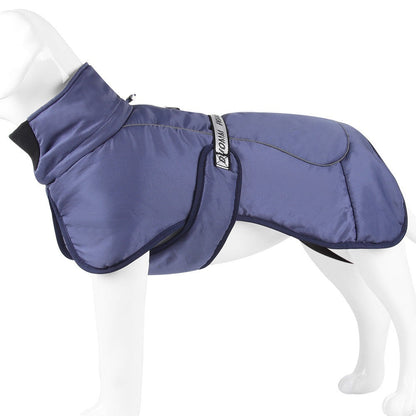 Large Dog Winter Coat Wind-Proof Reflective Anxiety Relief Soft Wrap Calming Vest for Travel