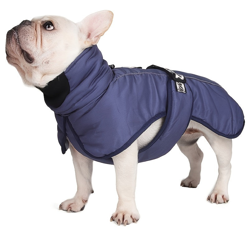 Large Dog Winter Coat Wind-Proof Reflective Anxiety Relief Soft Wrap Calming Vest for Travel