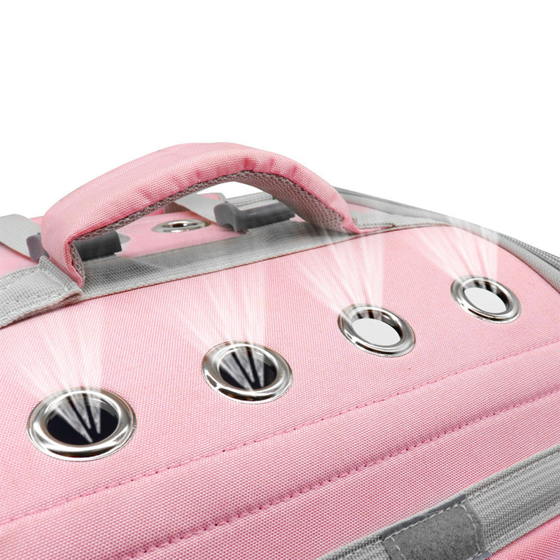 Pet Carrier Backpack 🎒 Breathable Travel Bag for Cats & Small Dogs 🐱🐶