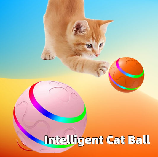 Smart Cat and dog Ball Toy – USB Rechargeable & Self-Rotating