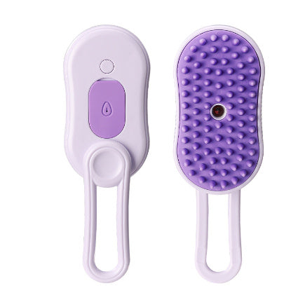 Brosse à vapeur 3 en 1 pour chat – Peigne électrique de toilettage et de massage à jet