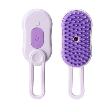 Brosse à vapeur 3 en 1 pour chat – Peigne électrique de toilettage et de massage à jet