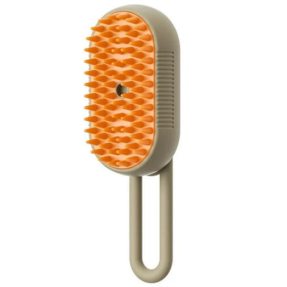 Brosse à vapeur 3 en 1 pour chat – Peigne électrique de toilettage et de massage à jet