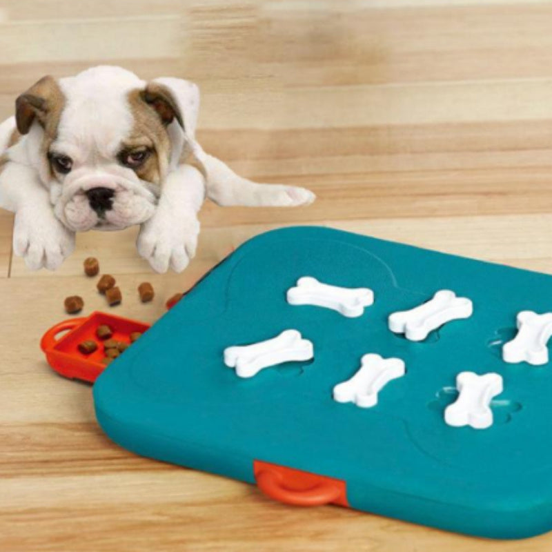 Puzzle de chasse au trésor Pet Casino pour renverser de la nourriture